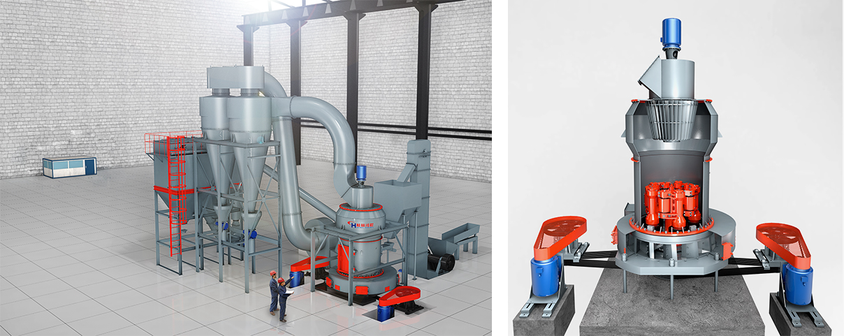 HC纵摆式磨粉机设备构造及工作原理